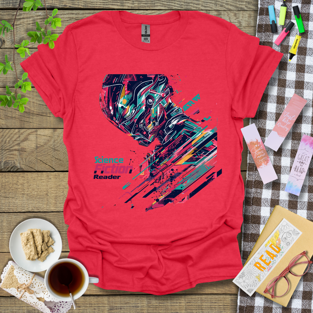 Science Fiction Reader Graphic T Shirt