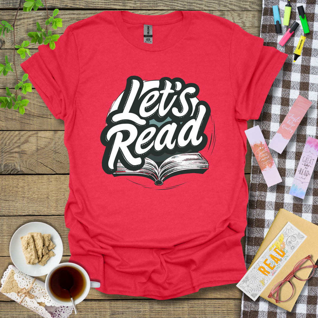 Let's Read Graphic T Shirt