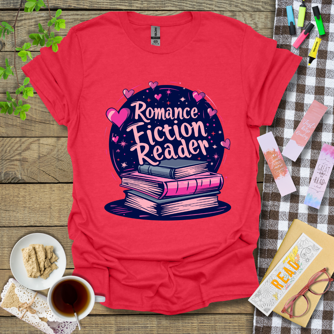 Romance Fiction Reader Graphic T Shirt ver 2