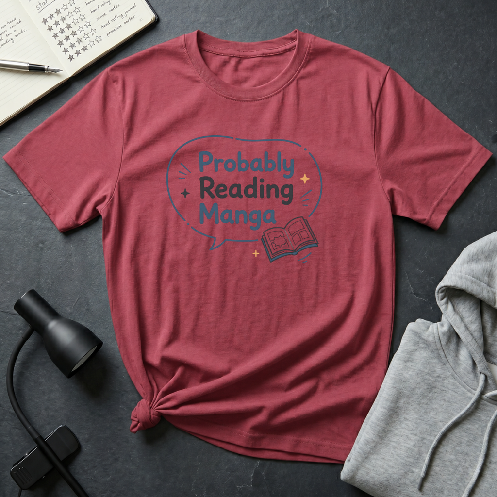 Probably Reading Manga T Shirt