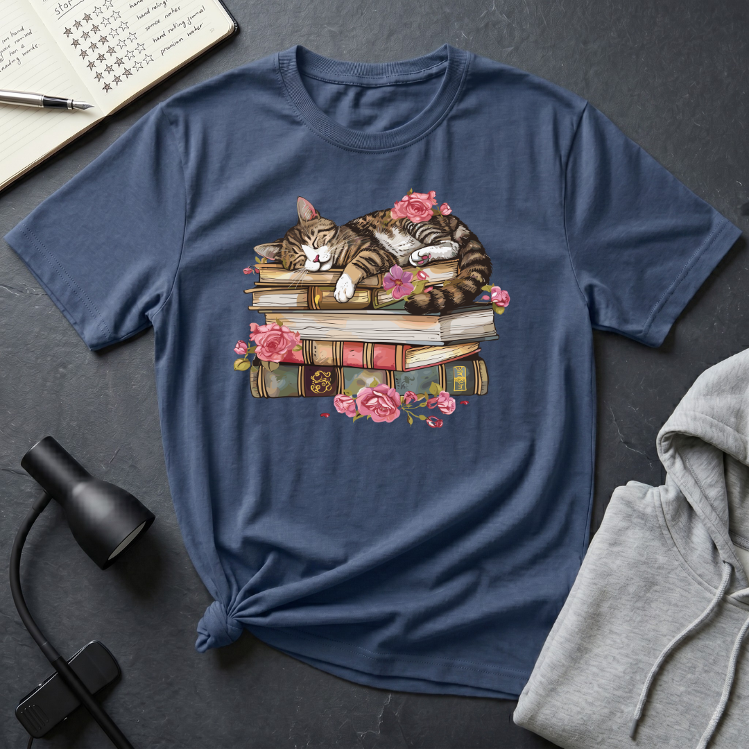 Sleeping Cat T Shirt