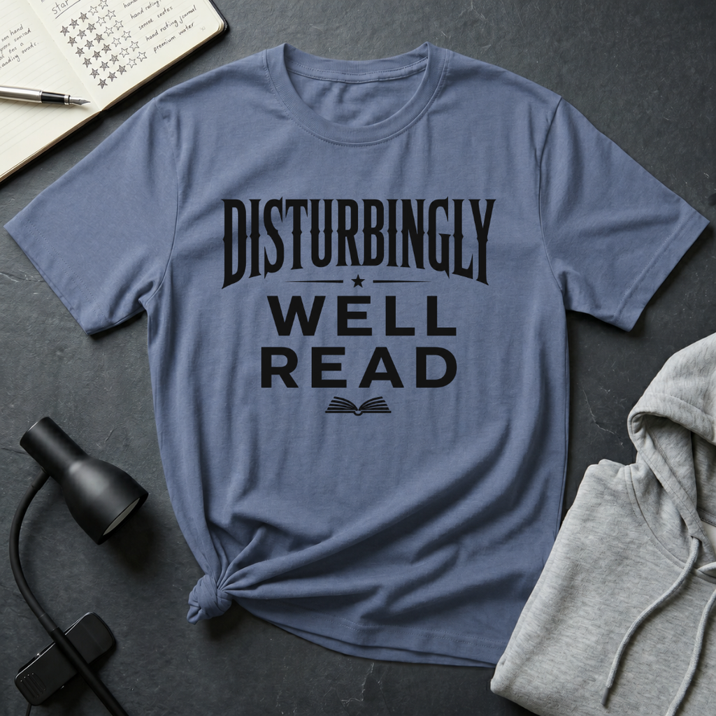 Disturbingly Well Read T Shirt