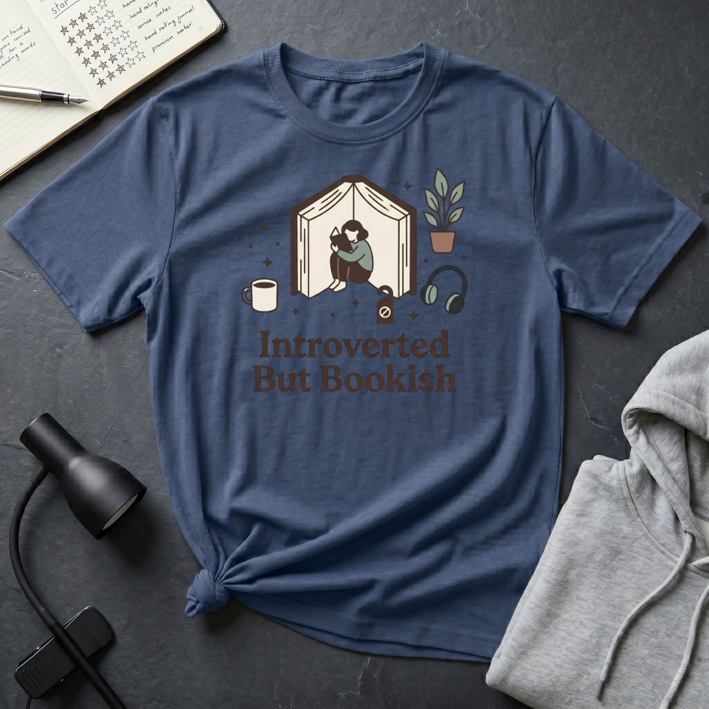 Introverted Bookish T Shirt