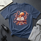 Reading Octopus T Shirt