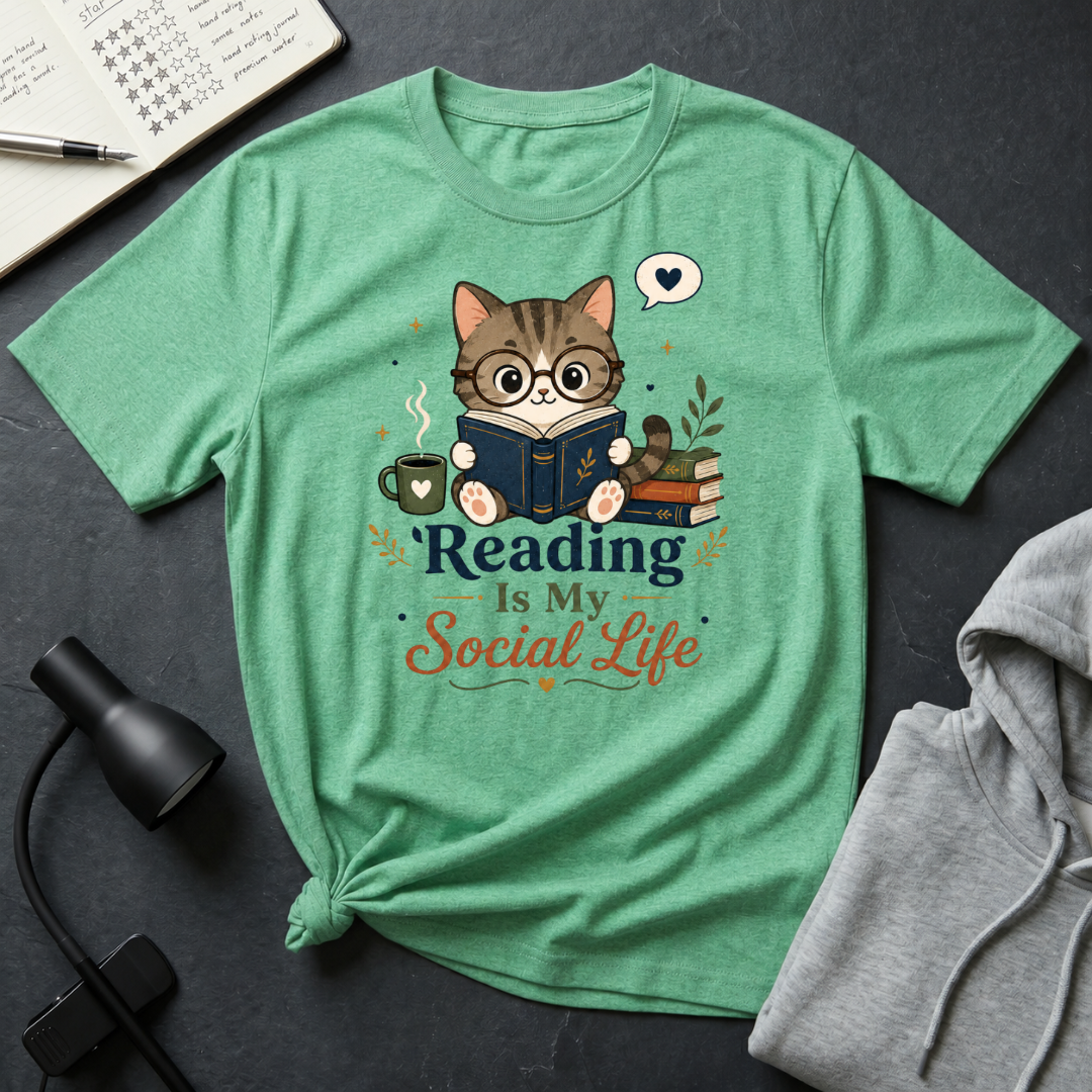 Reading Is My Social Life T Shirt