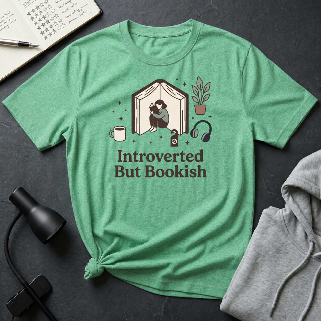 Introverted Bookish T Shirt