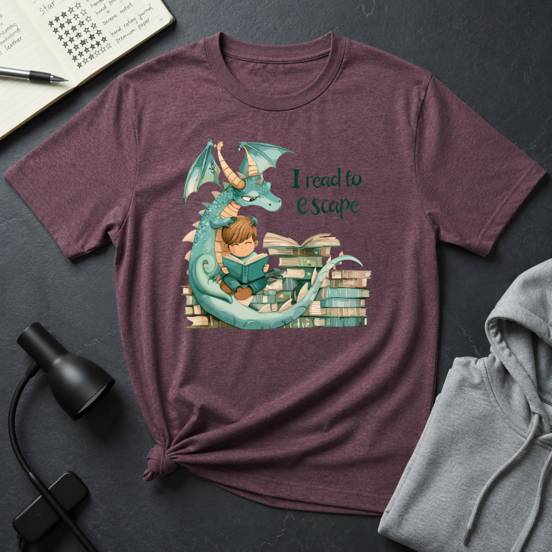I Read To Escape T Shirt