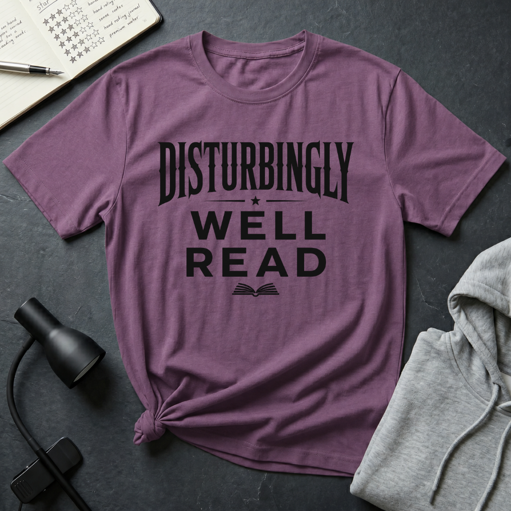 Disturbingly Well Read T Shirt
