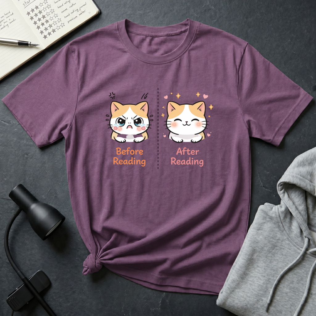 Before-After Reading T Shirt