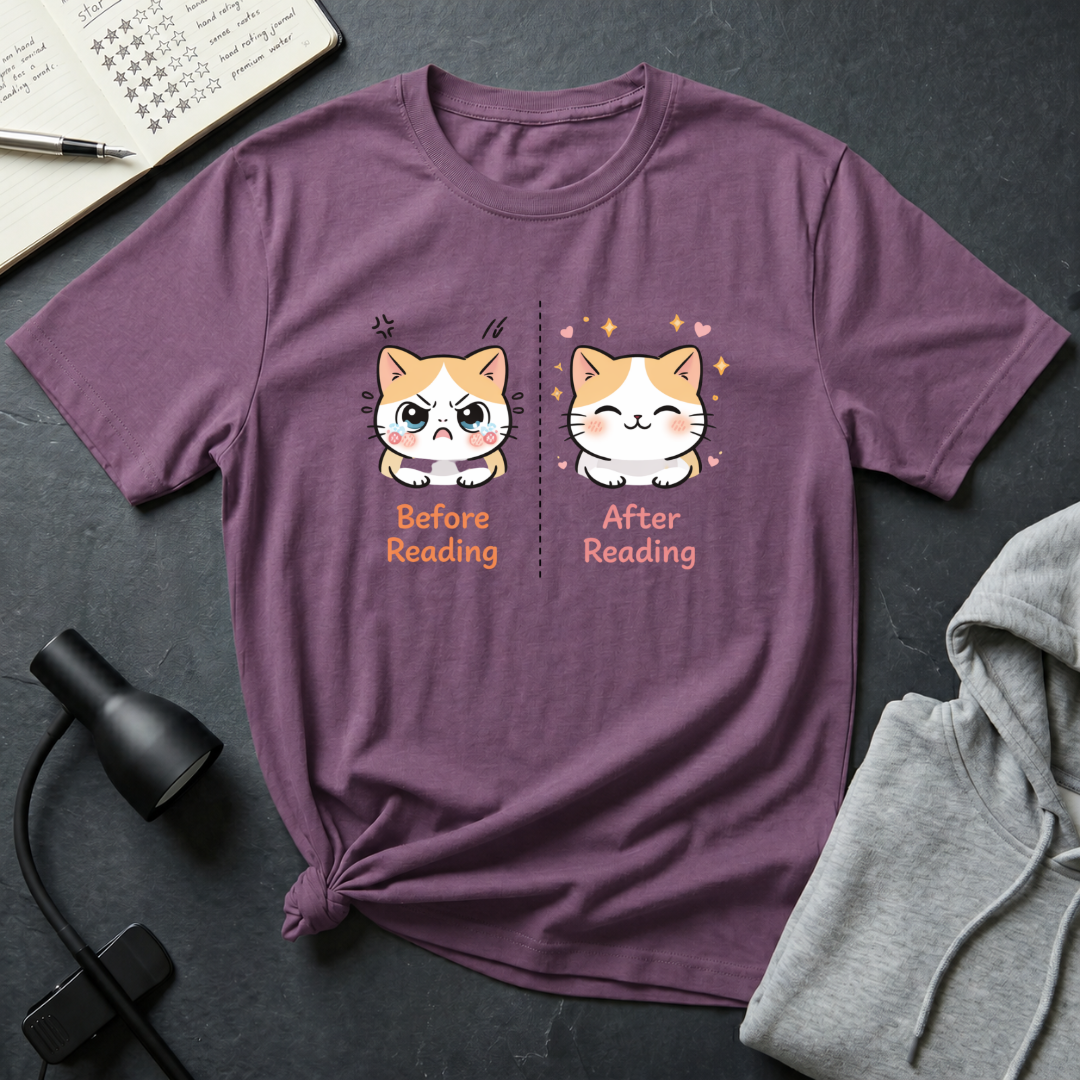 Before-After Reading T Shirt