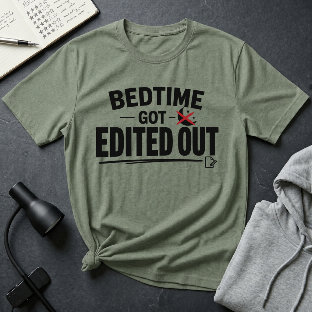 Bedtime Edited Out T Shirt