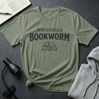 Whiskered Bookworm T Shirt