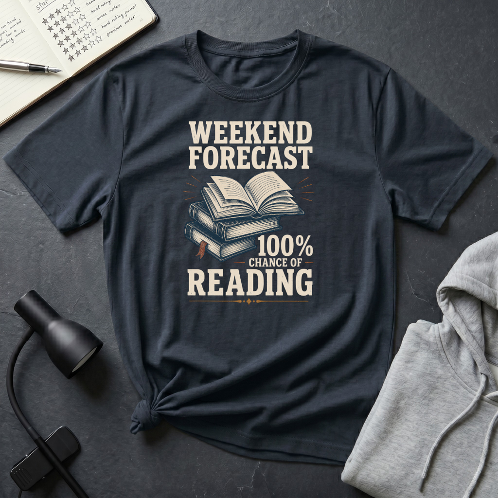 100% Chance of Reading T Shirt