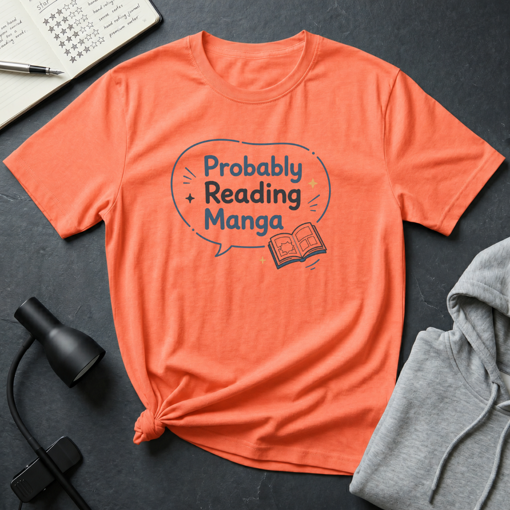 Probably Reading Manga T Shirt