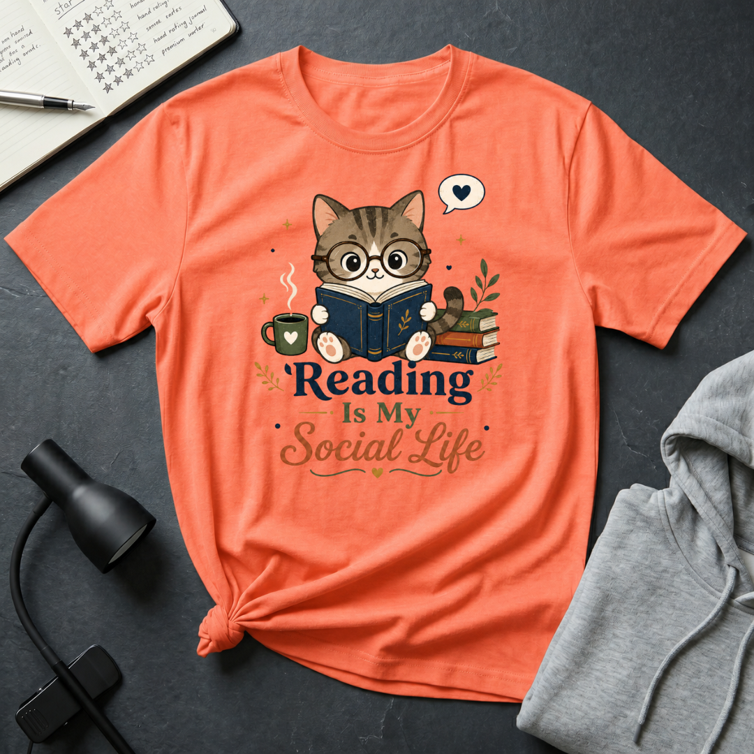 Reading Is My Social Life T Shirt
