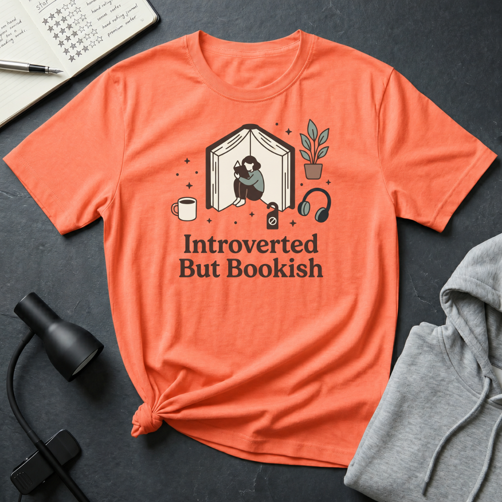 Introverted Bookish T Shirt