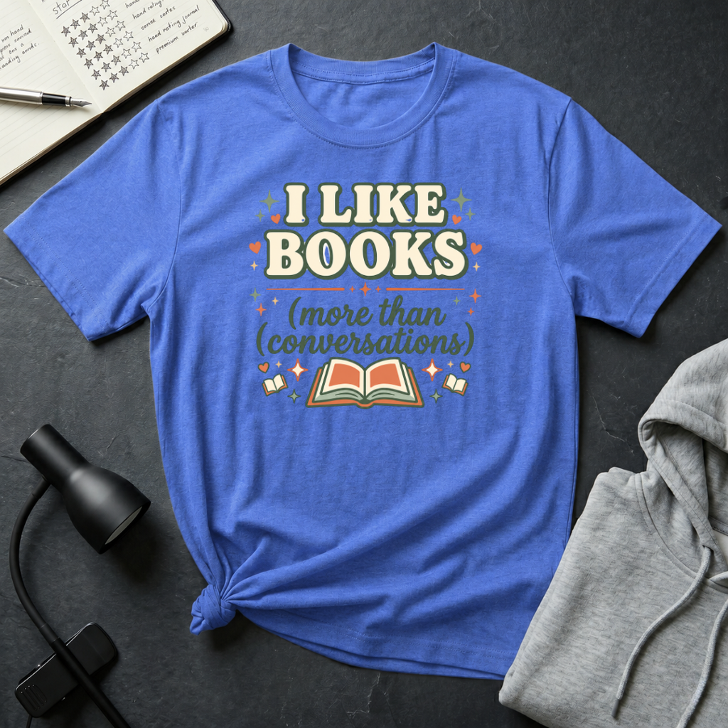 I Like Books T Shirt