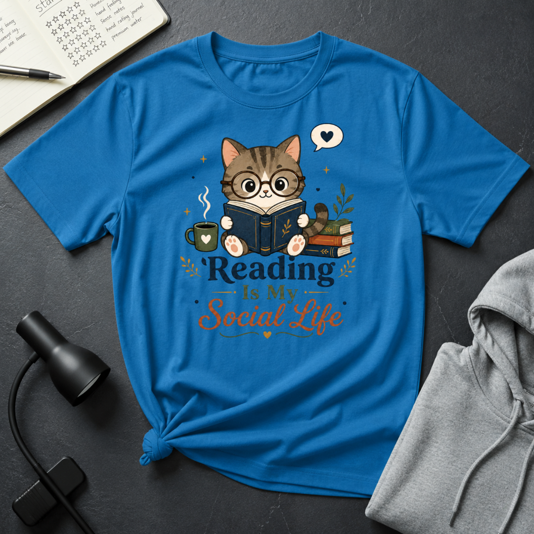 Reading Is My Social Life T Shirt