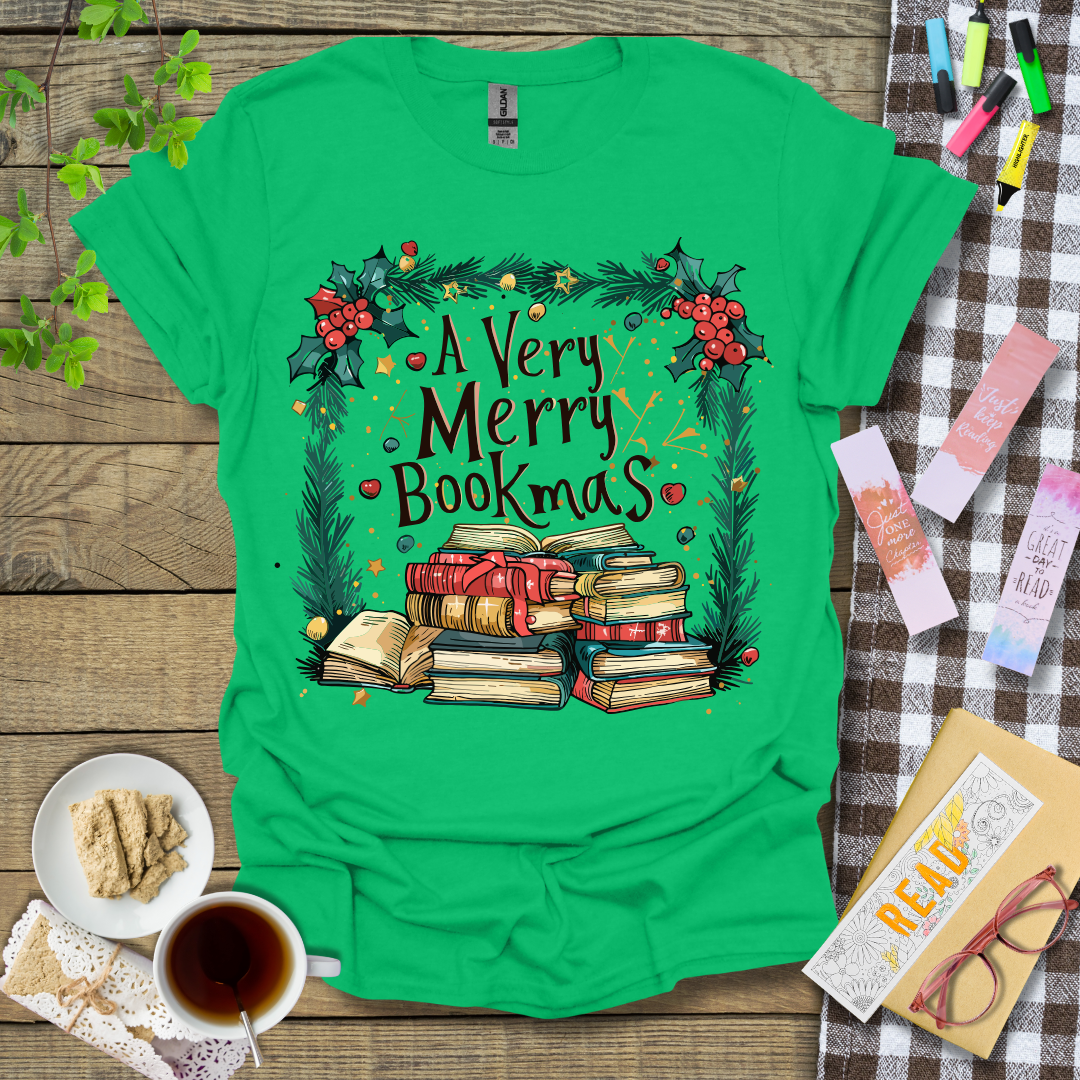 A Very Merry Bookmas Graphic T Shirt