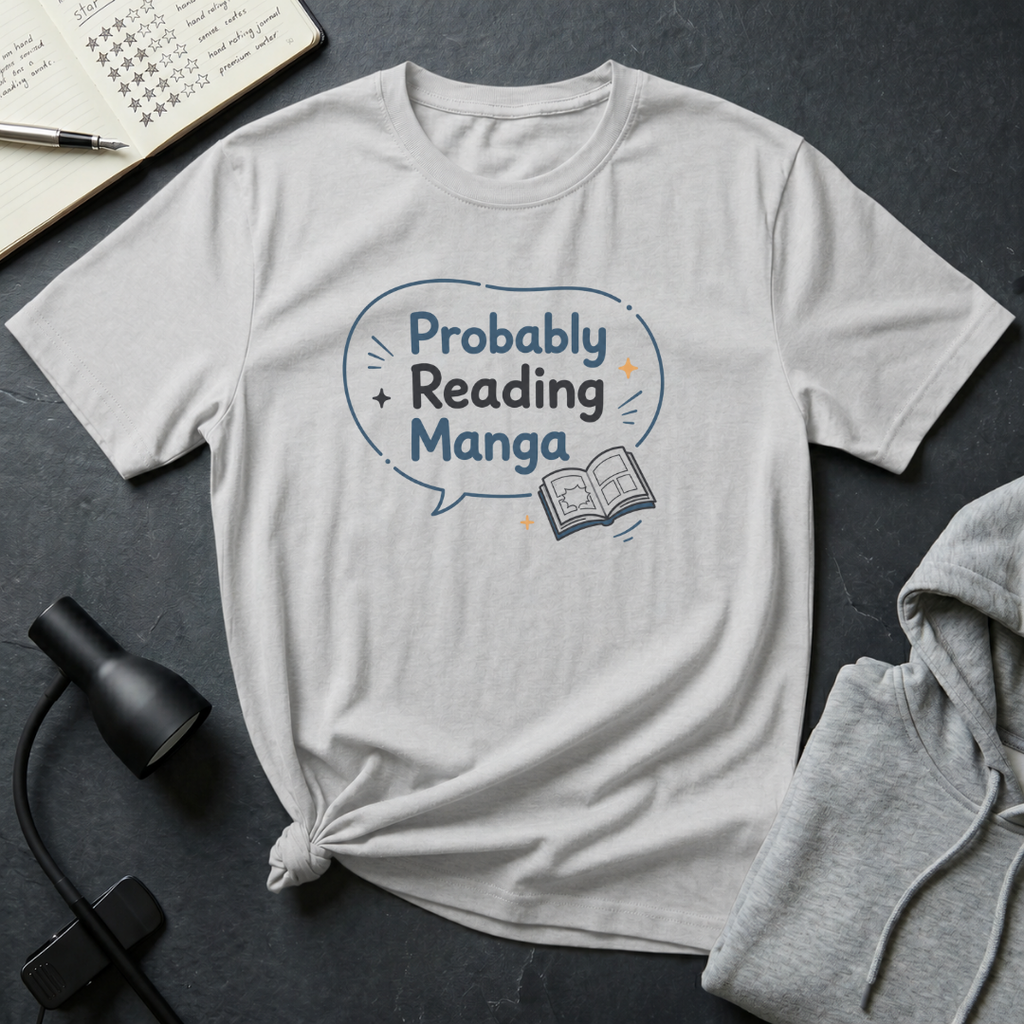 Probably Reading Manga T Shirt