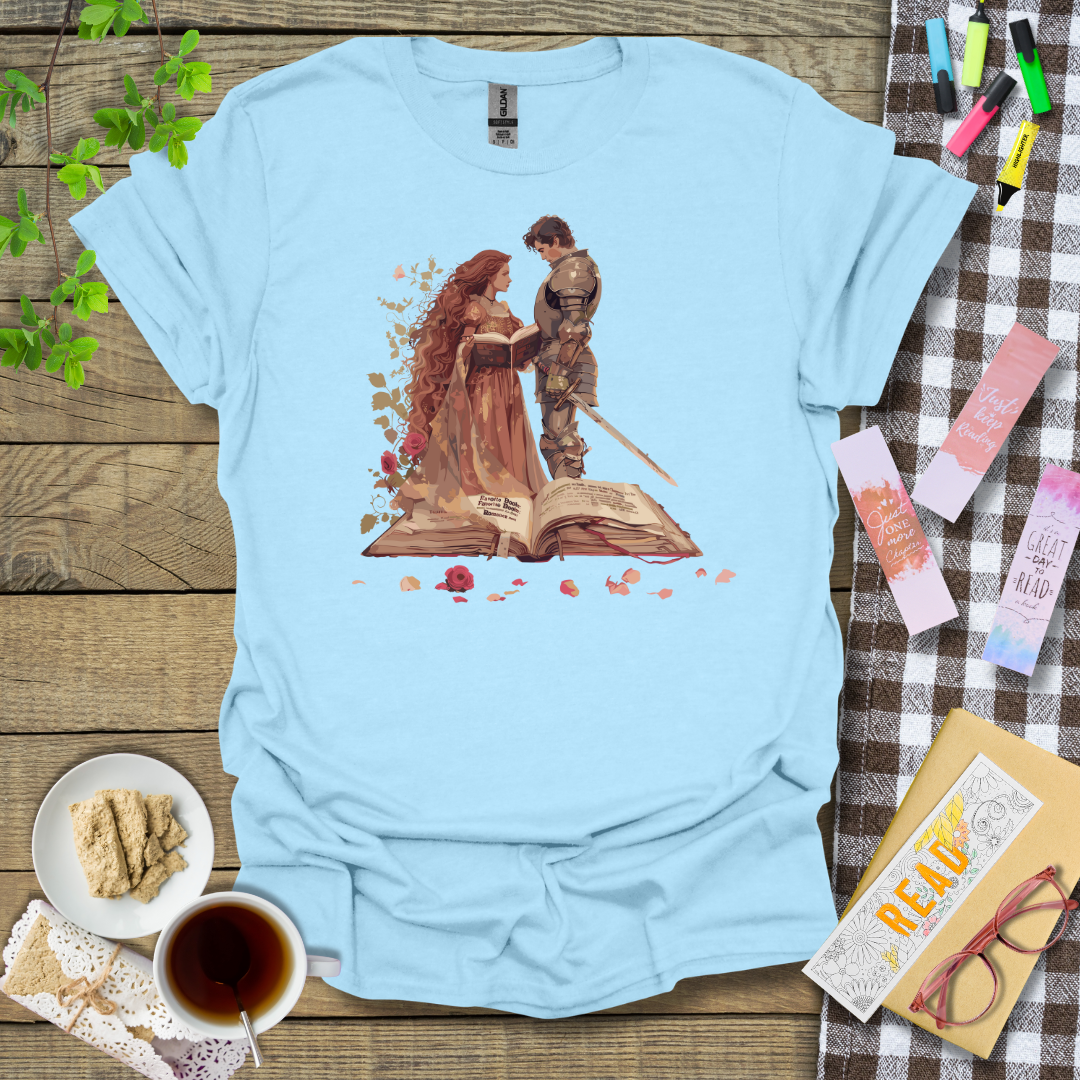 A Knight and Girl Graphic T Shirt