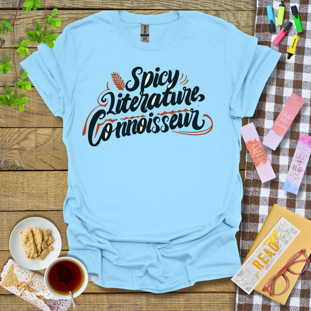 Spicy Literature Connoisseur  Graphic T Shirt