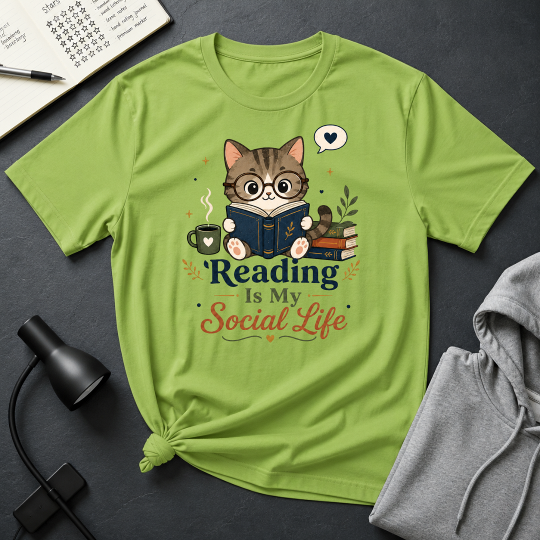 Reading Is My Social Life T Shirt