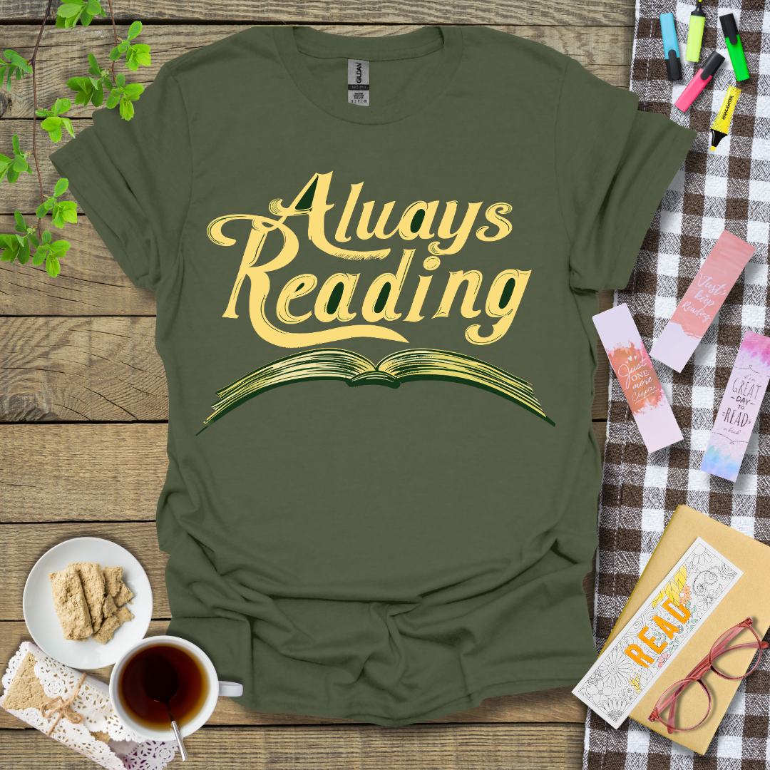 Always Reading Graphic T Shirt