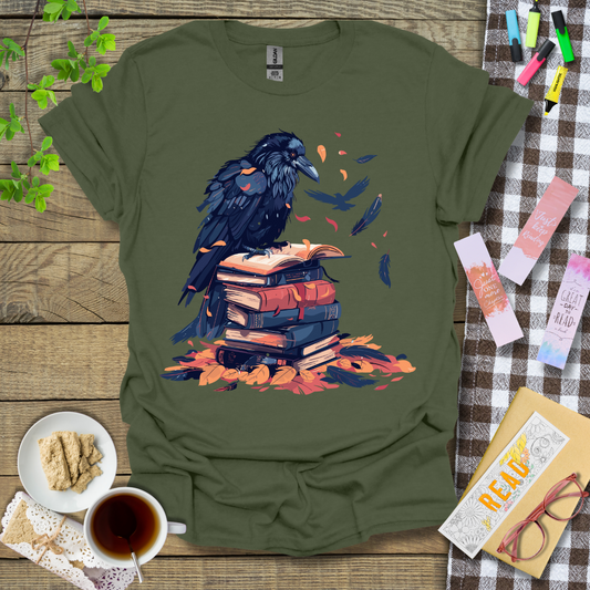 Intelligent Raven Graphic T Shirt