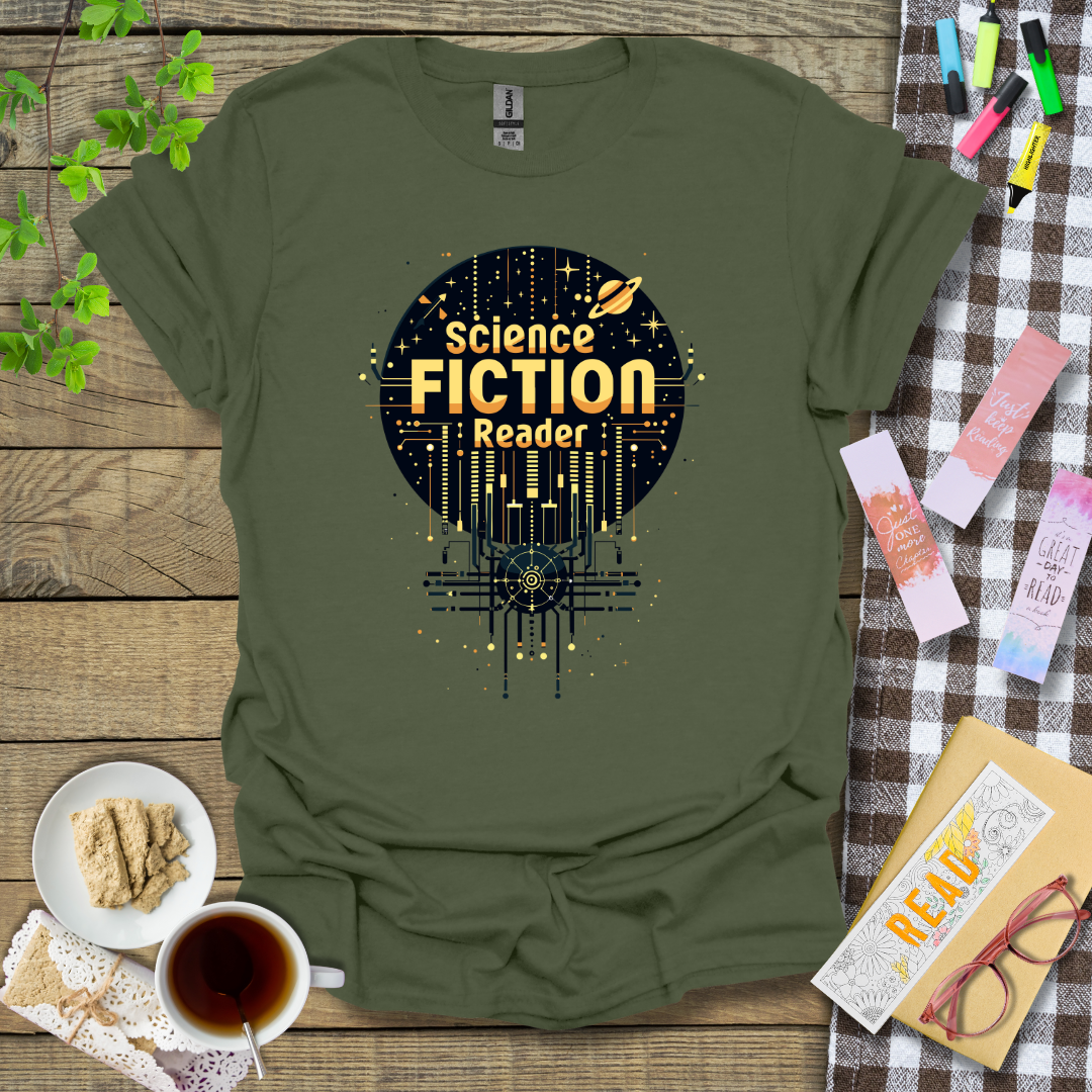 Science Fiction Reader Ver 2 Graphic T Shirt