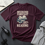 100% Chance of Reading T Shirt