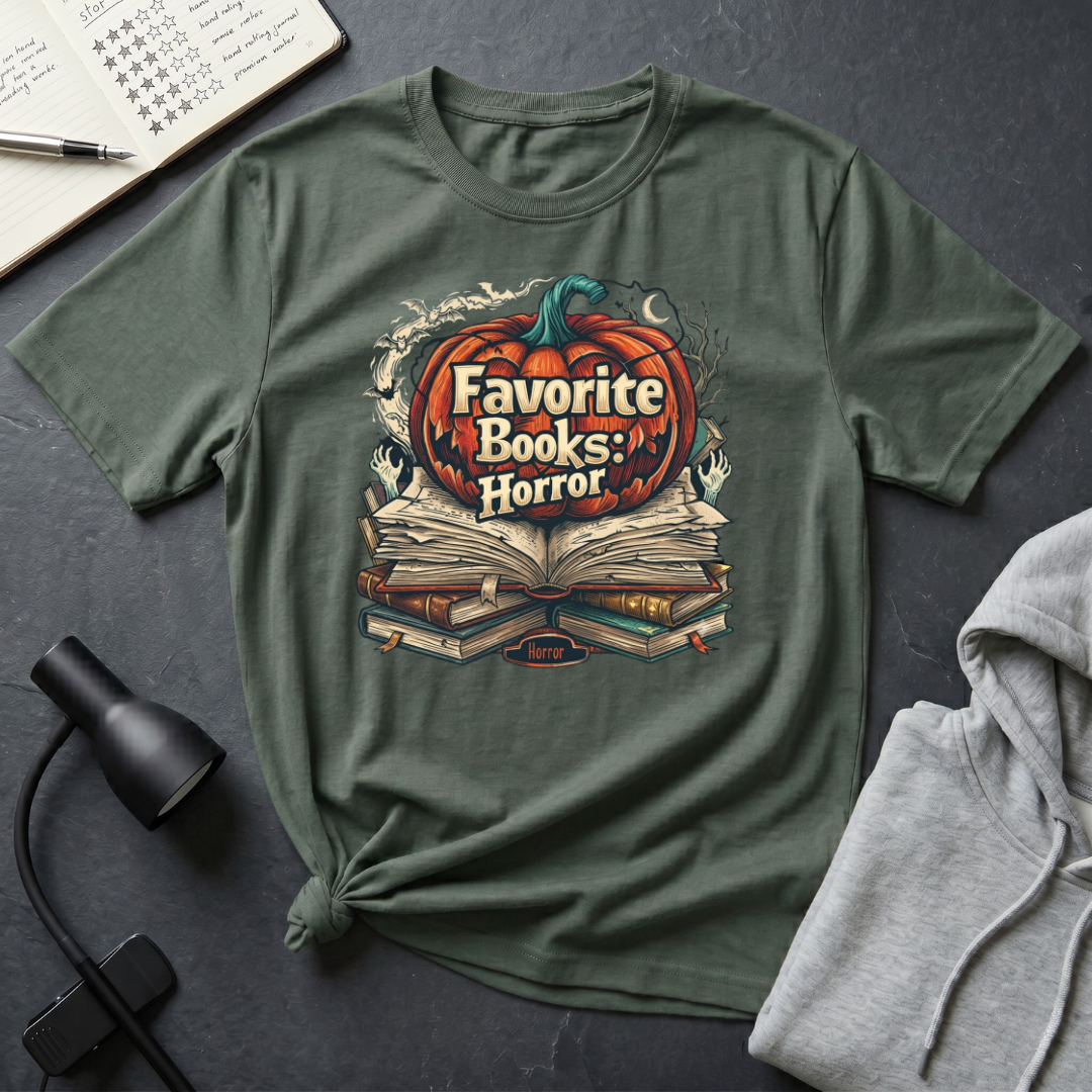 Favorite Book is Horror T Shirt