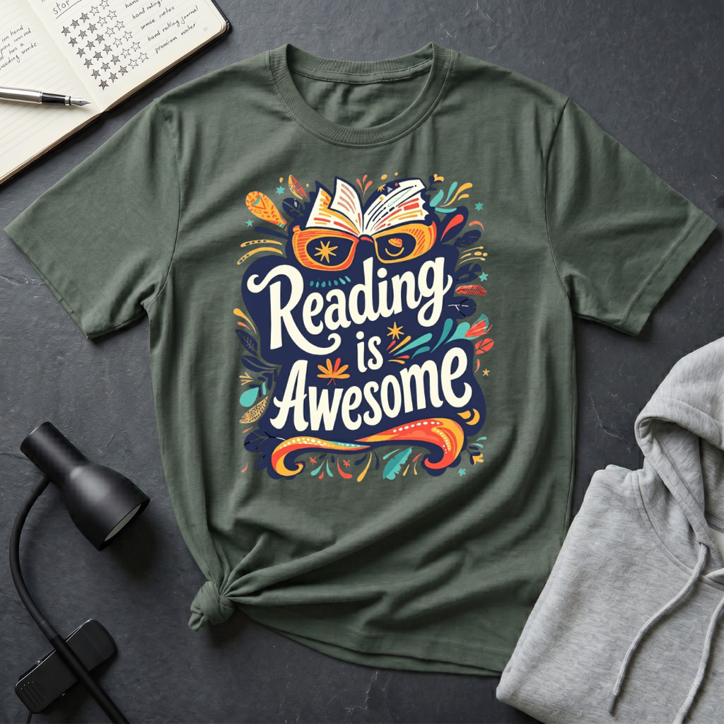 Reading Is Awesome T Shirt
