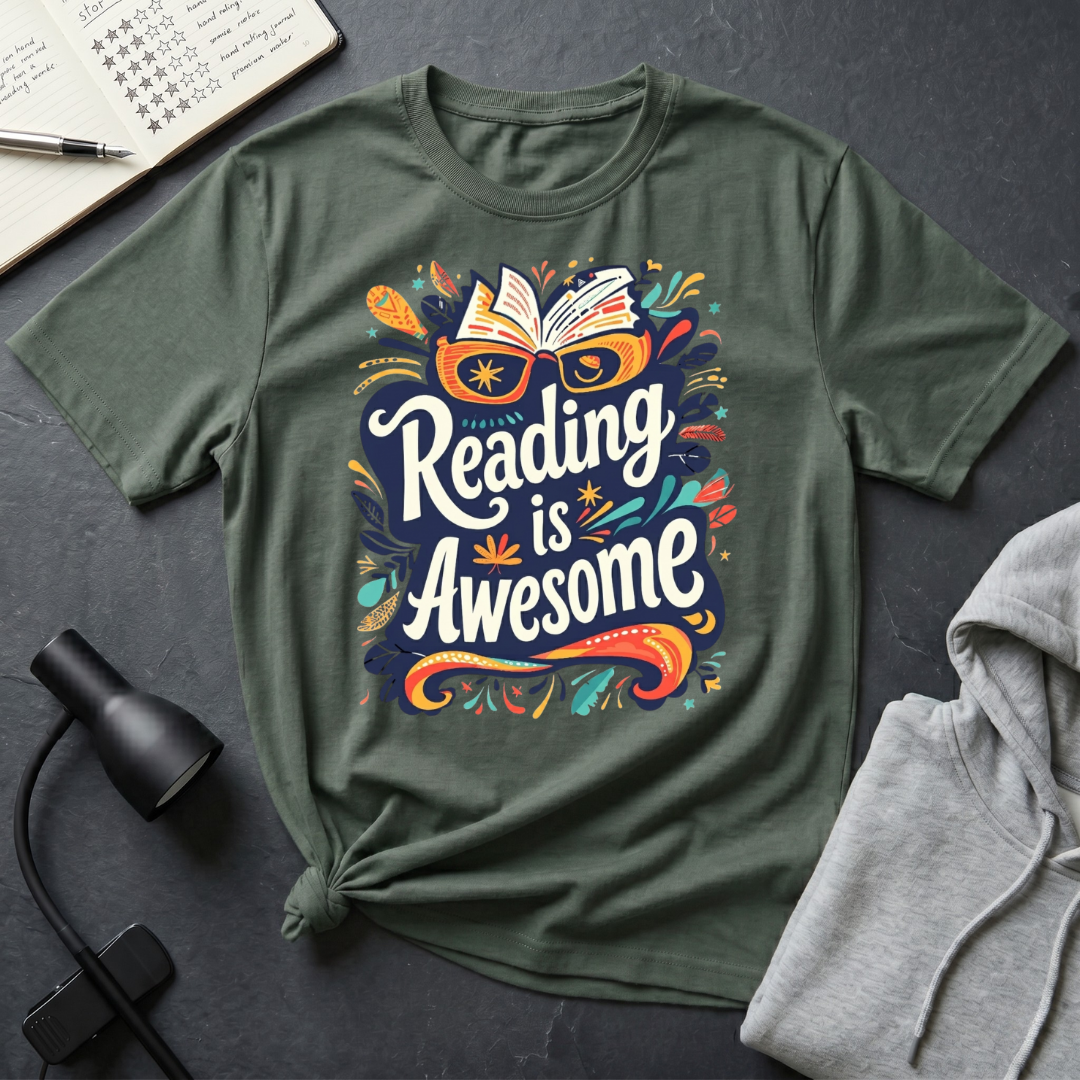 Reading Is Awesome T Shirt