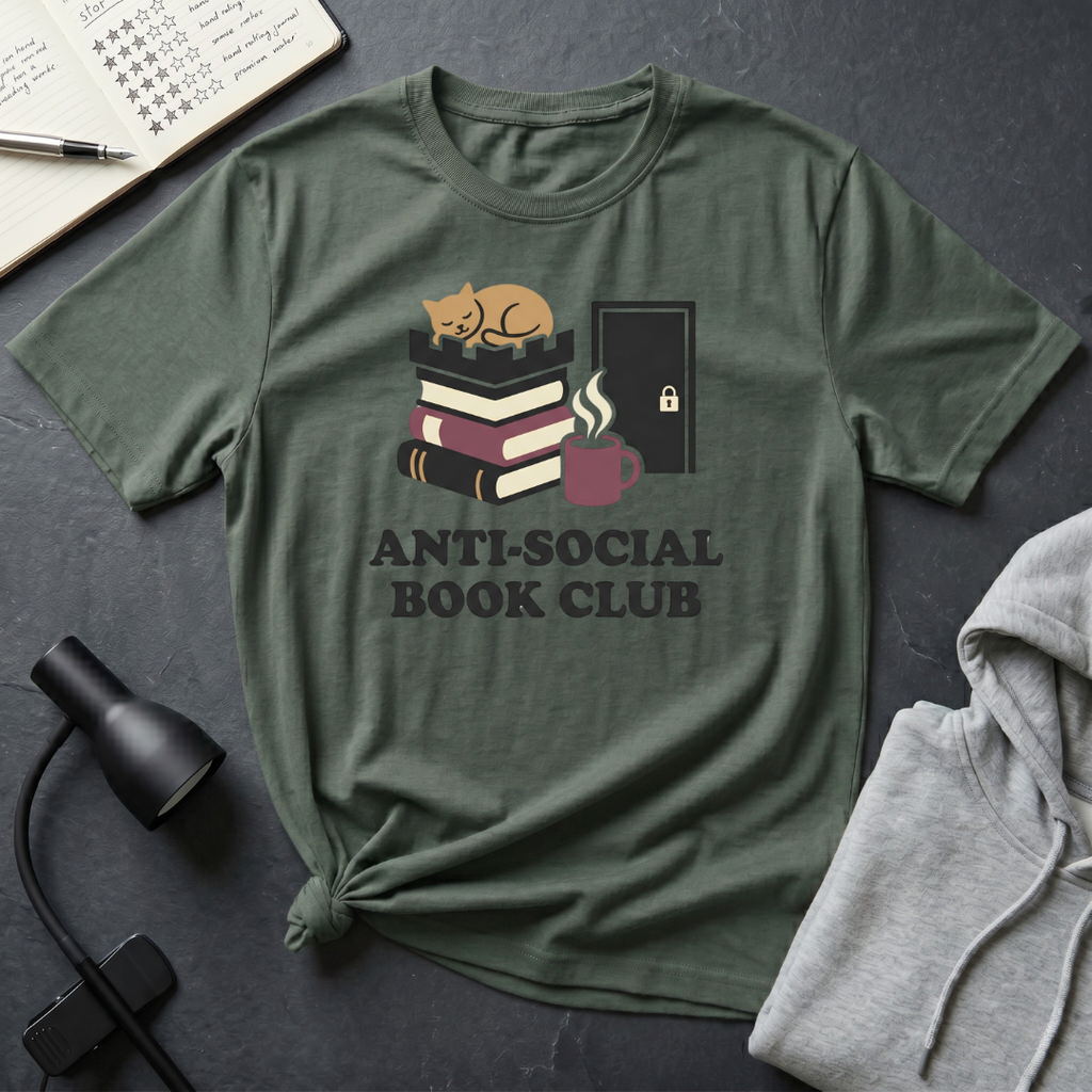 Anti-Social Book Club T Shirt