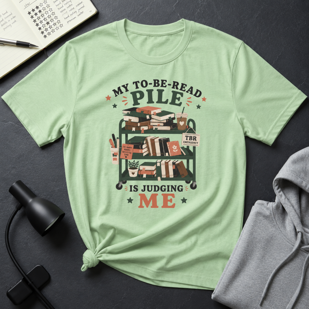 To Be Read Pile T Shirt