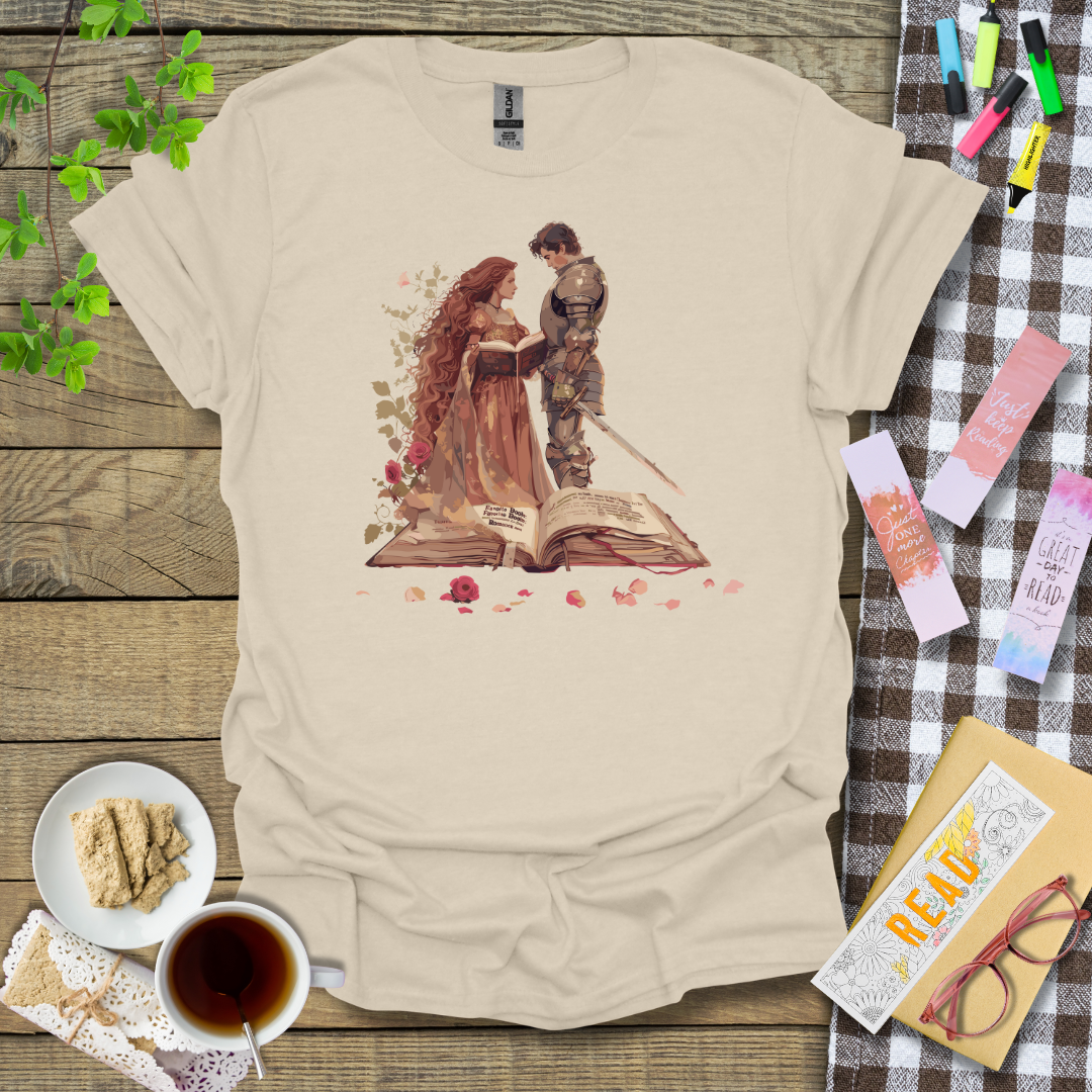 A Knight and Girl Graphic T Shirt