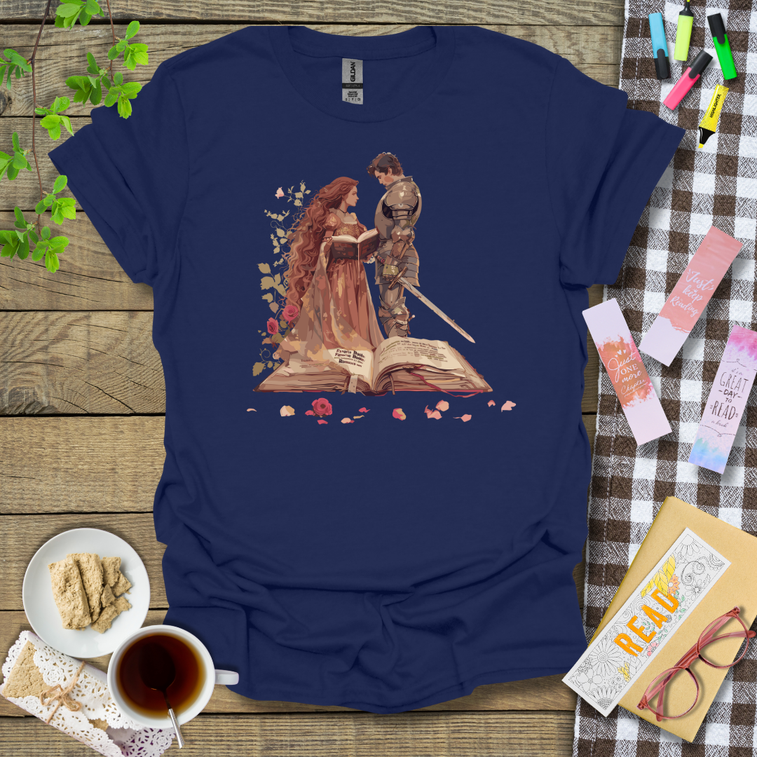 A Knight and Girl Graphic T Shirt