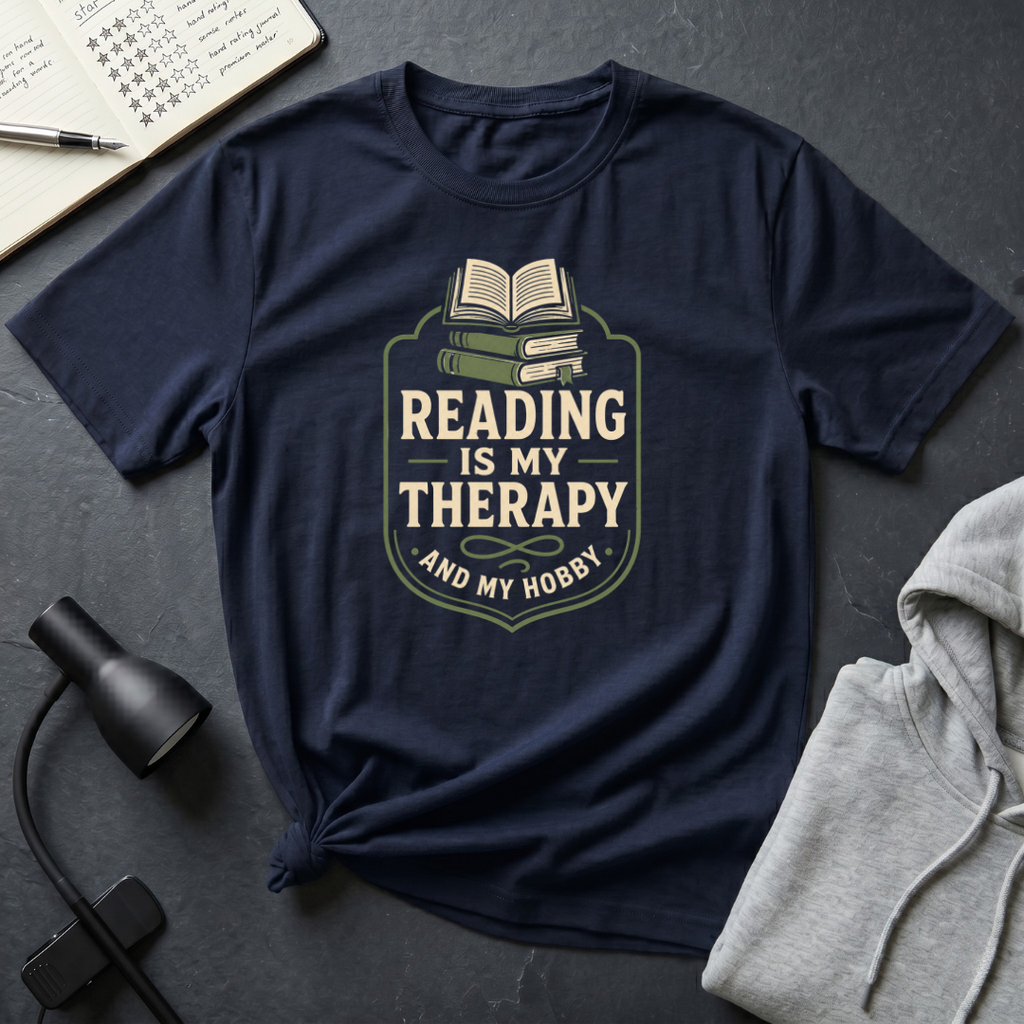 Reading Is My Therapy T Shirt