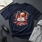 Reading Octopus T Shirt
