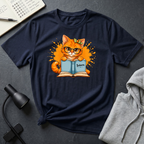 Bookworm Cat T Shirt