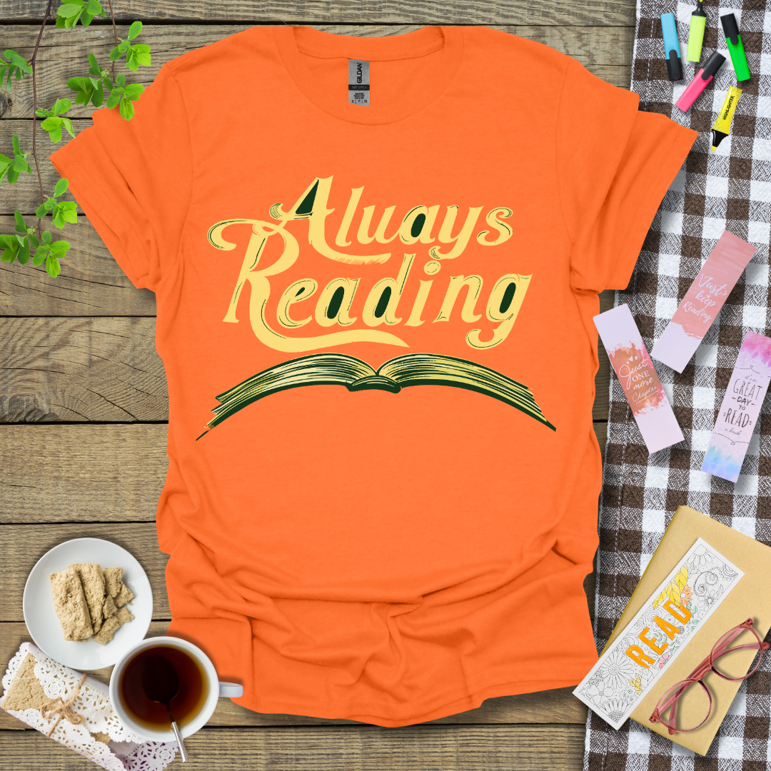 Always Reading Graphic T Shirt