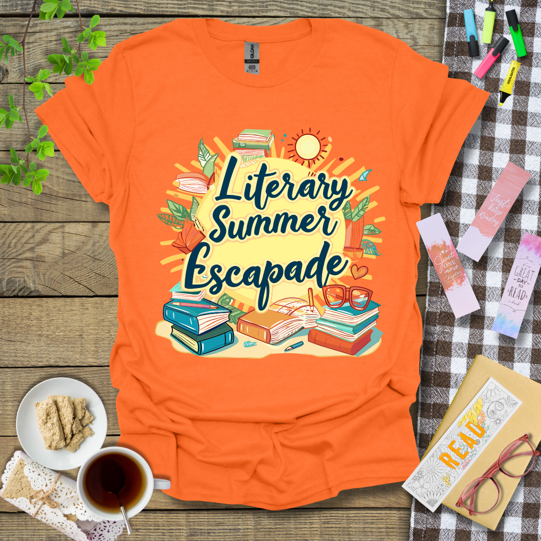 Literary Summer Escapade Graphic T Shirt