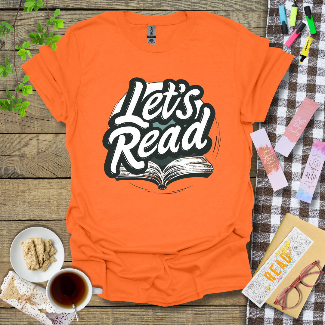 Let's Read Graphic T Shirt