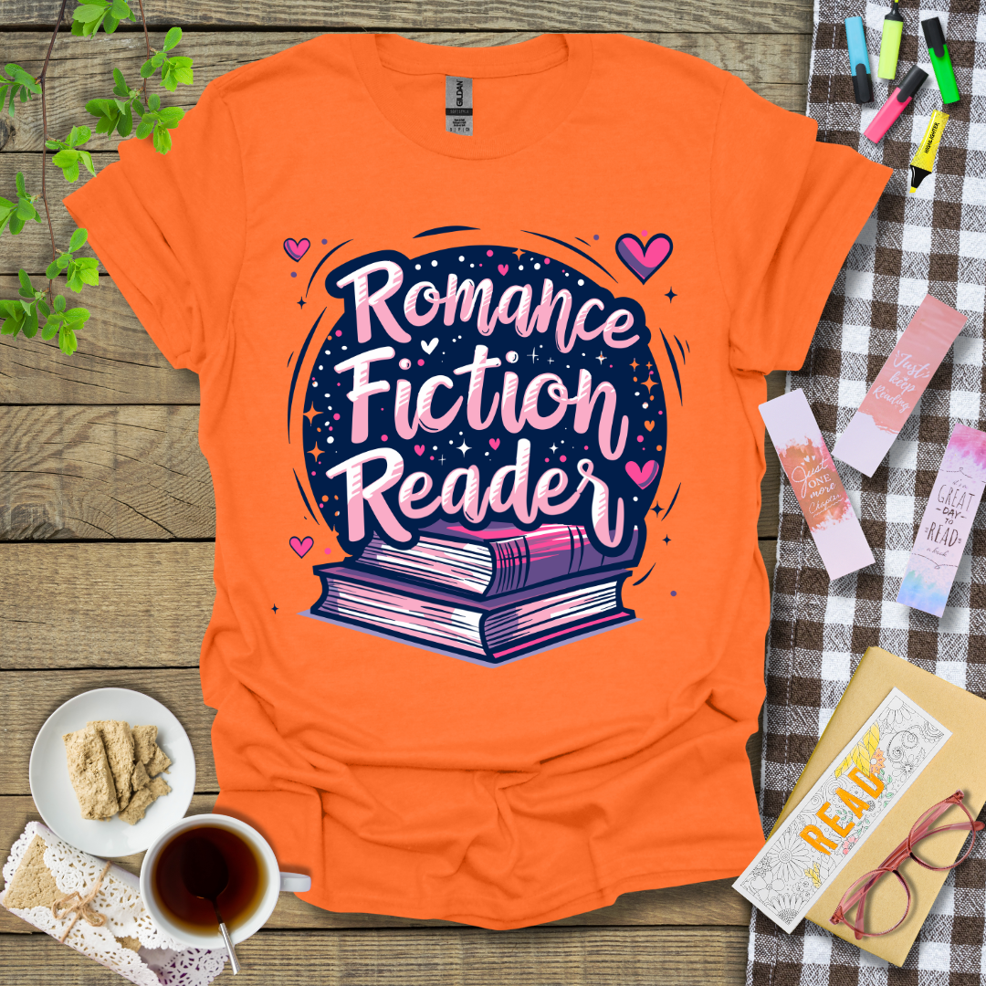 Romance Fiction Reader Graphic T Shirt