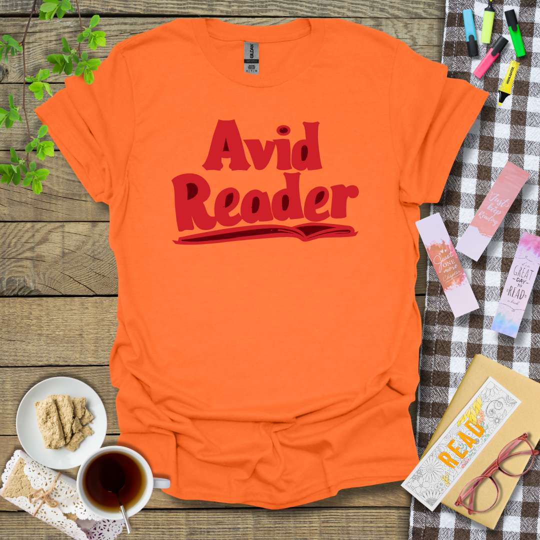 Avid Reader Graphic T Shirt