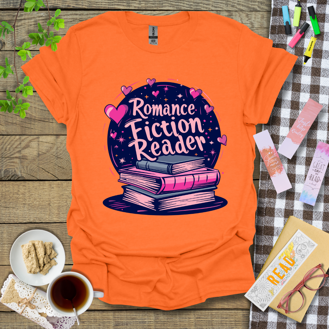 Romance Fiction Reader Graphic T Shirt ver 2