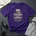 Reading Is My Therapy T Shirt