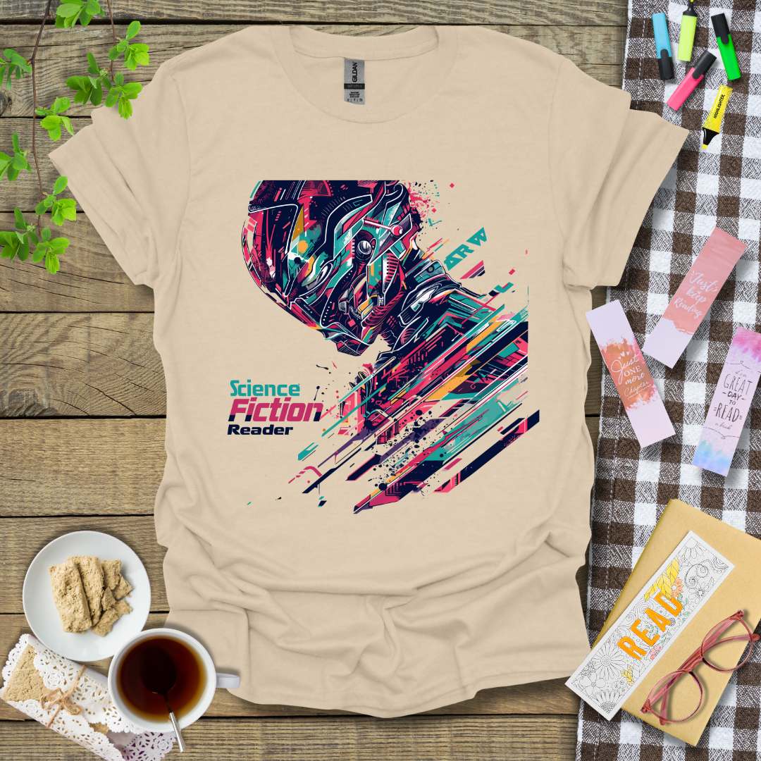 Science Fiction Reader Graphic T Shirt