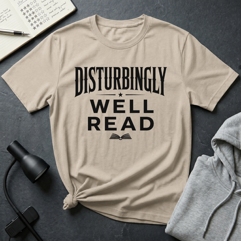 Disturbingly Well Read T Shirt